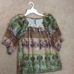 Kids Dressy (2 quarters length sleeve) blouse